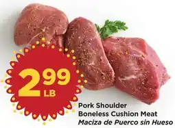 Food 4 Less Pork Shoulder Boneless Cushion Meat offer