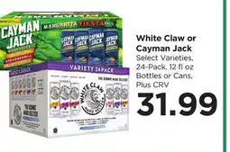 Food 4 Less White Claw or Cayman Jack offer