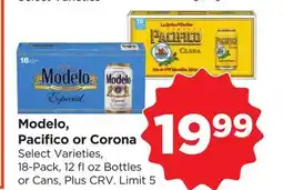 Food 4 Less Modelo, Pacifico or Corona offer
