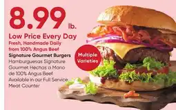 Stater Bros Signature Gourmet Burgers offer