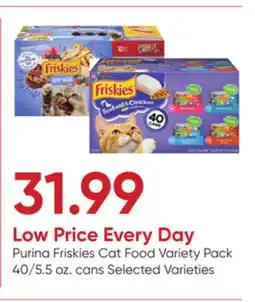 Stater Bros Purina Friskies Cat Food Variety Pack offer