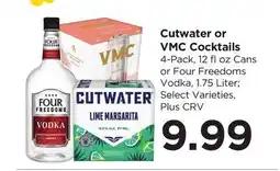 Food 4 Less Cutwater or VMC Cocktails offer