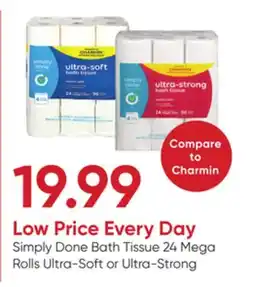 Stater Bros Simply Done Bath Tissue offer