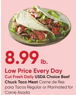Stater Bros USDA Choice Beef Chuck Taco Meat offer