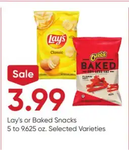 Stater Bros Lay's or Baked Snacks offer