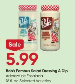 Stater Bros Bob's Famous Salad Dressing & Dip offer