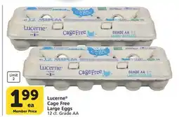 Albertsons Lucerne Cage Free Large Eggs offer