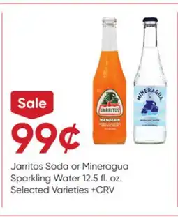 Stater Bros Jarritos Soda or Mineragua Sparkling Water offer