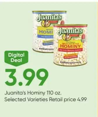 Stater Bros Juanita's Hominy offer