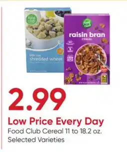 Stater Bros Food Club Cereal offer
