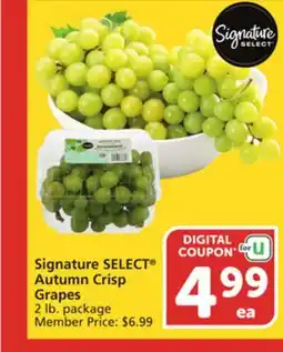Albertsons Signature SELECT Autumn Crisp Grapes offer
