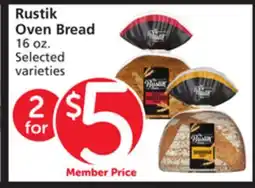 Albertsons Rustik Oven Bread offer