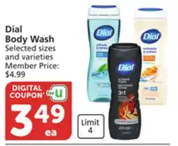 Albertsons Dial Body Wash offer