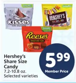 Albertsons Hershey's Share Size Candy offer