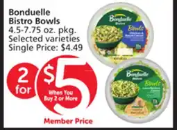 Albertsons Bonduelle Bistro Bowls offer