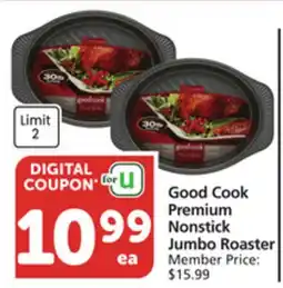 Albertsons Good Cook Premium Nonstick Jumbo Roaster offer