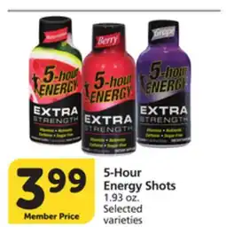 Pavilions 5-Hour Energy Shots offer