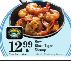Pavilions Raw Black Tiger Shrimp offer