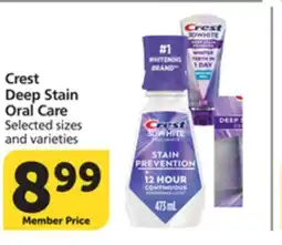 Pavilions Crest Deep Stain Oral Care offer