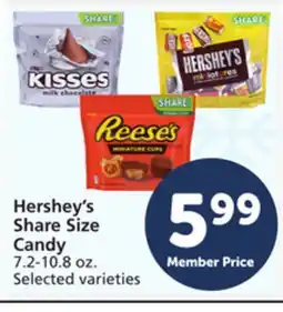 Pavilions Hershey's Share Size Candy offer