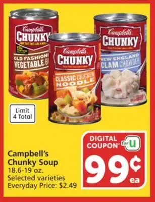 Vons Campbell's Chunky Soup offer