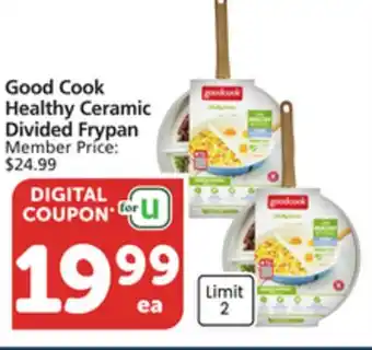 Vons Good Cook Healthy Ceramic Divided Frypan offer