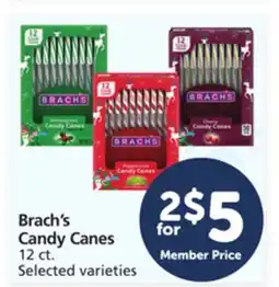Vons Brach's Candy Canes offer