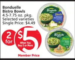 Vons Bonduelle Bistro Bowls offer