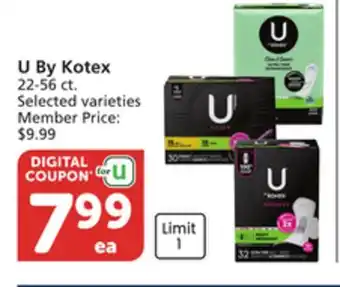 Vons U By Kotex offer