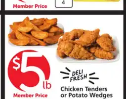 Vons Chicken Tenders or Potato Wedges offer