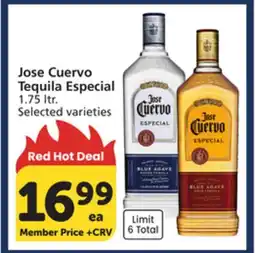 Vons Jose Cuervo Tequila Especial offer
