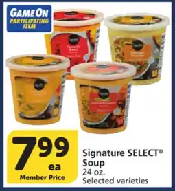 Vons Signature SELECT Soup offer