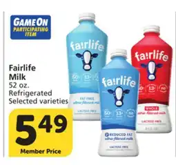 Vons Fairlife Milk offer