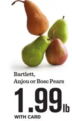 Mariano's Bartlett, Anjou or Bosc Pears offer