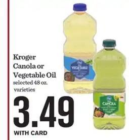 Mariano's Kroger Canola or Vegetable Oil offer