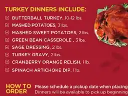 Mariano's TURKEY DINNERS offer
