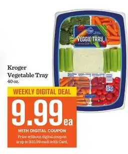 Mariano's Kroger Vegetable Tray offer