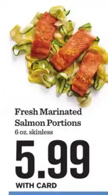 Mariano's Fresh Marinated Salmon Portions offer