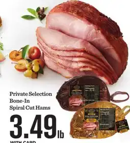Mariano's Private Selection Bone-In Spiral Cut Hams offer