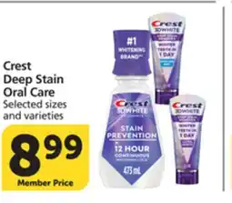 Vons Crest Deep Stain Oral Care offer