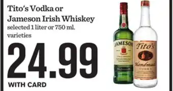 Mariano's Jim Beam Bourbon or Fireball Cinnamon Whisky offer