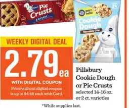 Mariano's Pillsbury Cookie Dough or Pie Crusts offer
