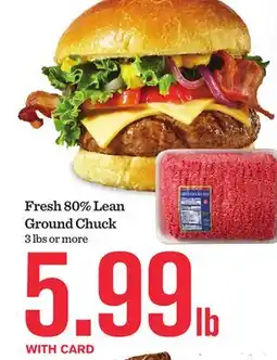 Mariano's Fresh 80% Lean Ground Chuck offer