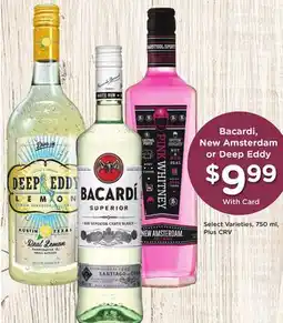 Ralphs Bacardi, New Amsterdam or Deep Eddy offer