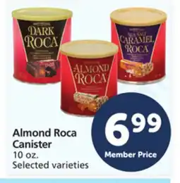 Vons Almond Roca Canister offer