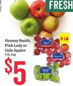 Mariano's Granny Smith, Pink Lady or Gala Apples offer