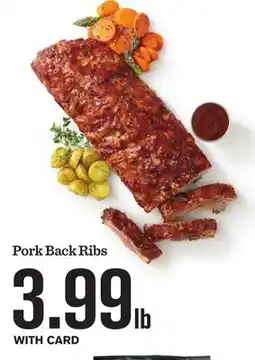 Mariano's Pork Back Ribs offer