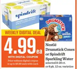 Mariano's Nestlé Drumstick Cones or Spindrift Sparkling Water offer