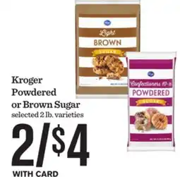 Mariano's Kroger Powdered or Brown Sugar offer
