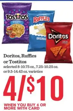 Mariano's Doritos, Ruffles or Tostitos offer